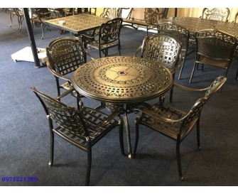 Bàn ghế sắt mỹ thuật BG01