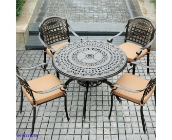 Bàn ghế sắt mỹ thuật BG09