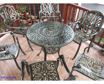 Bàn ghế sắt mỹ thuật BG11