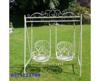 Xích đu sắt mỹ thuật XD01