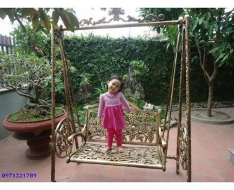 Xích đu sắt mỹ thuật XD07